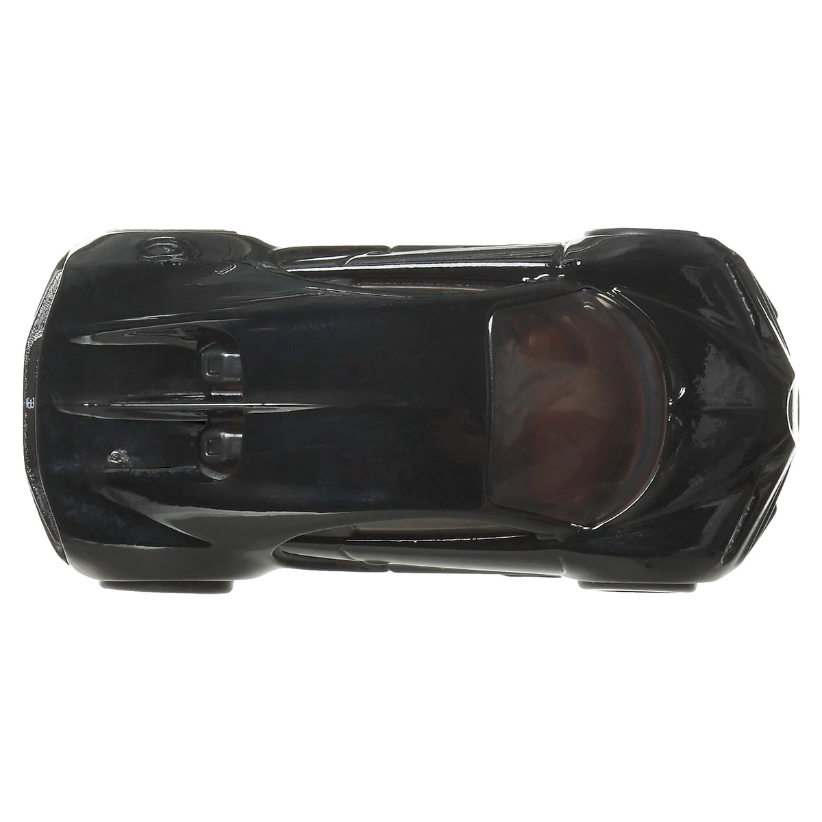 black model car on white background