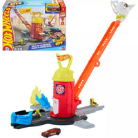 hot wheels super fire station with packaging 