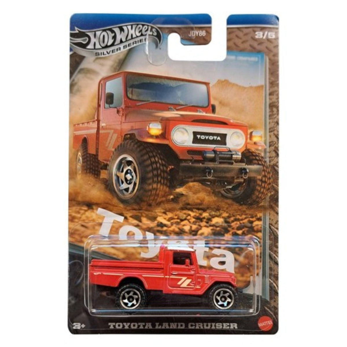red model pick up truck in packaging