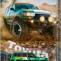 green toyota land cruiser in packaging 