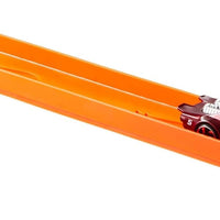 racetrack starter pack piece with model car on it 