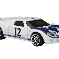 vintage ford GT40 on white background 