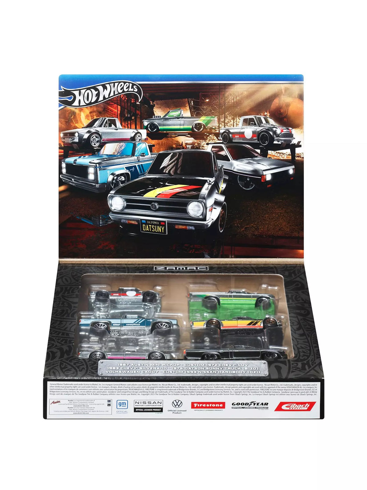 6-pack of pick up truck models 