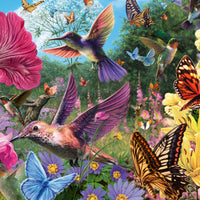 hummingbirds and butterflies puzzle