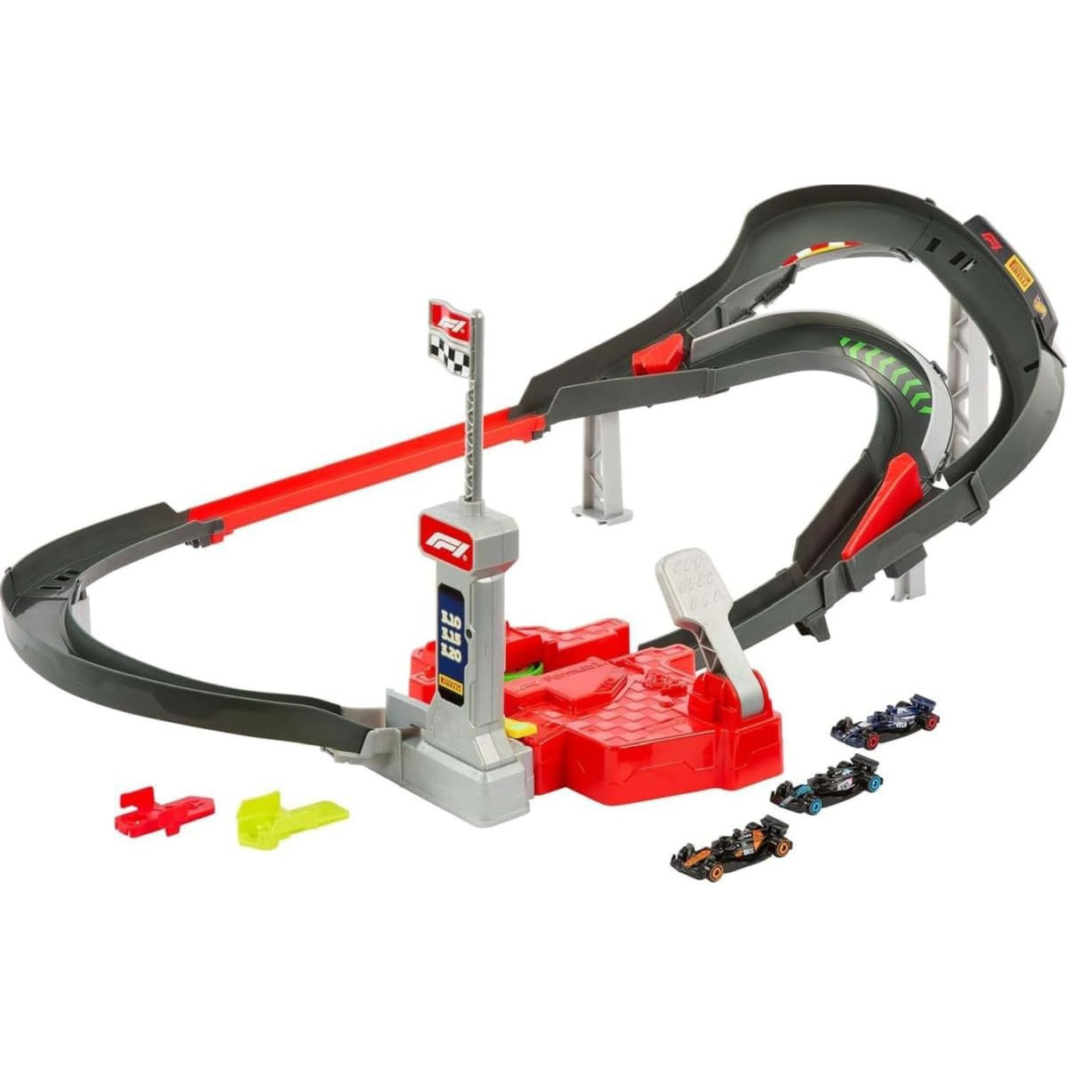 racing track set contents