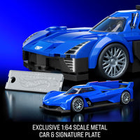 blue car building set 