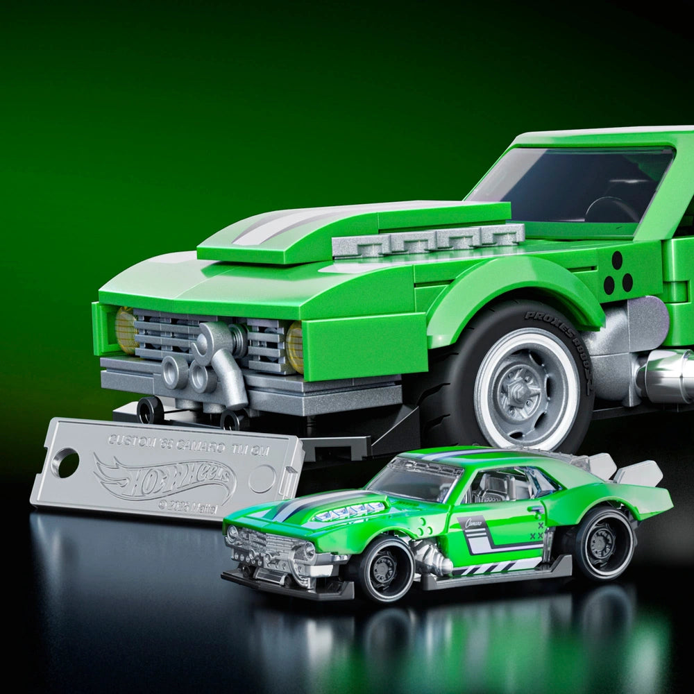 green model car building kit 