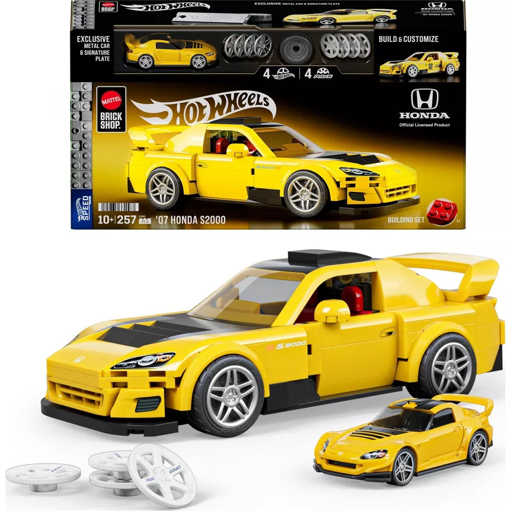 hot wheels honda building kit and packaging 