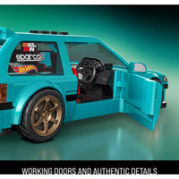 working doors of building car 