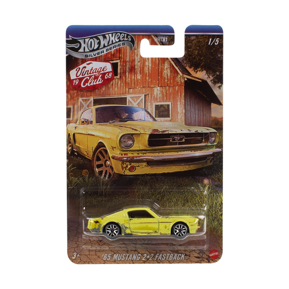 hot wheels 65 mustang fastback in packaging 