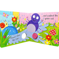 itsy bitsy spider book opened 