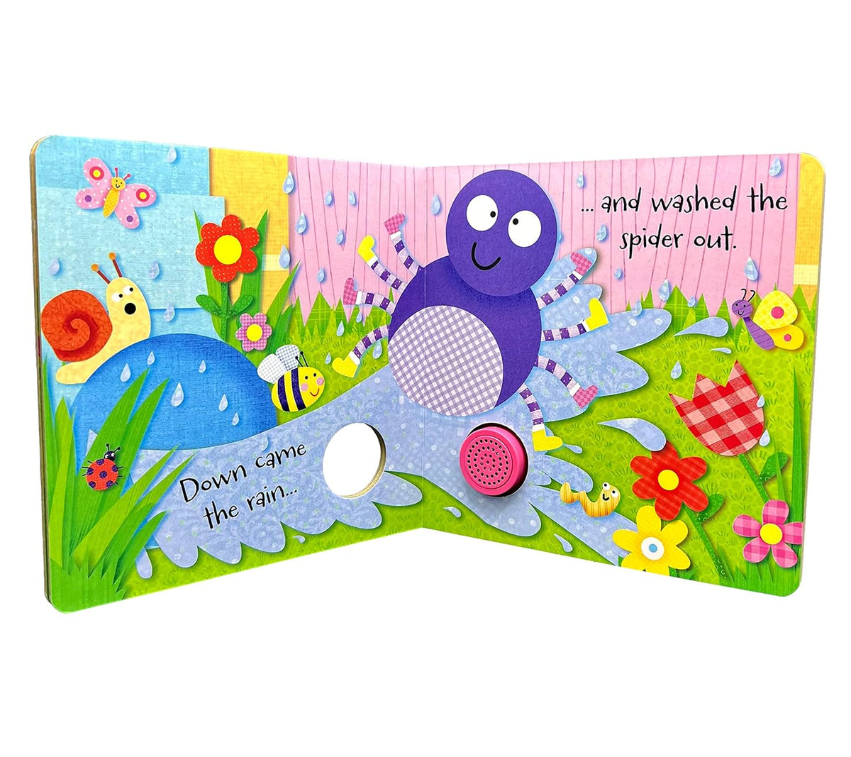 itsy bitsy spider book opened 