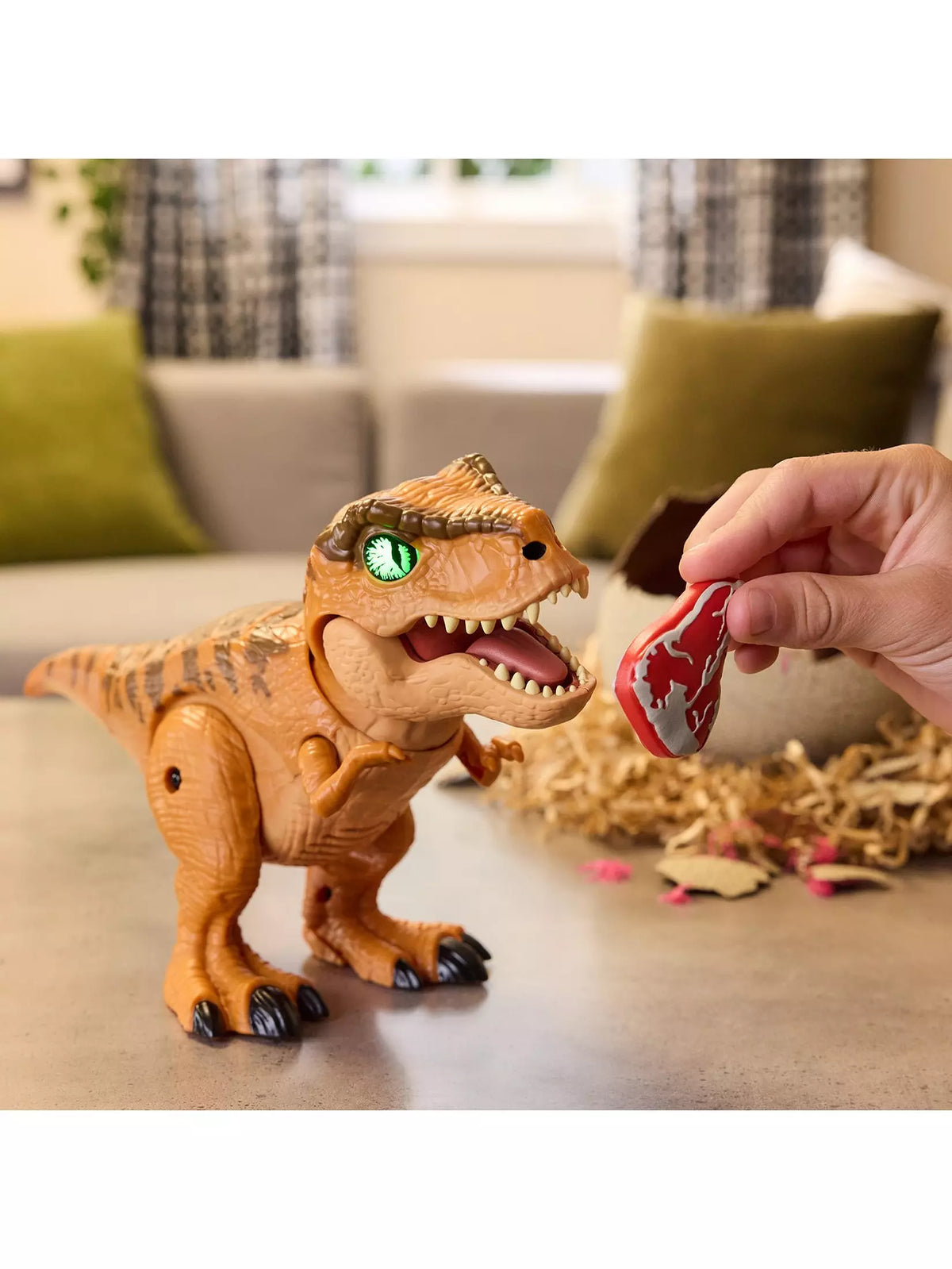 interactive hatchign dino