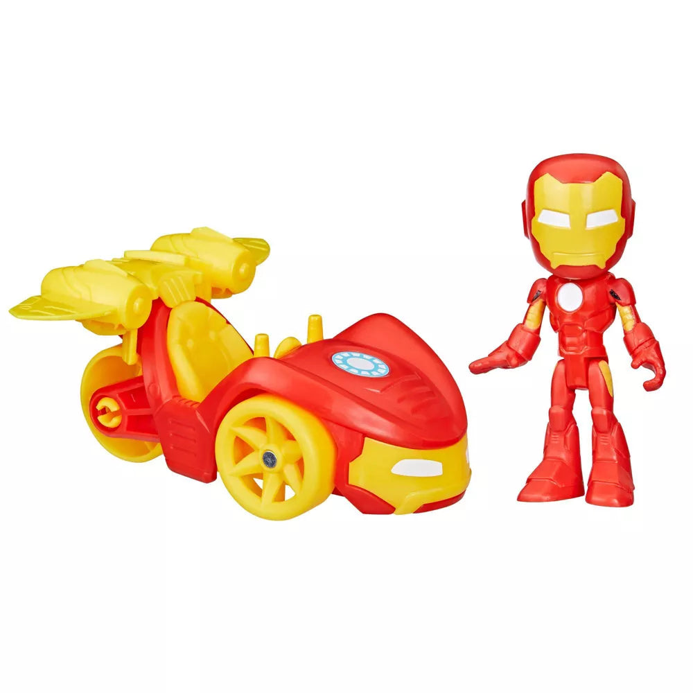 iron man and his iron racer 