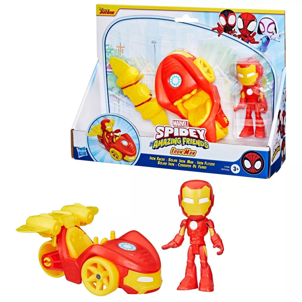 iron man and the iron racer in packaging 