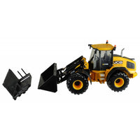 side of jcb wheeled loading shovel