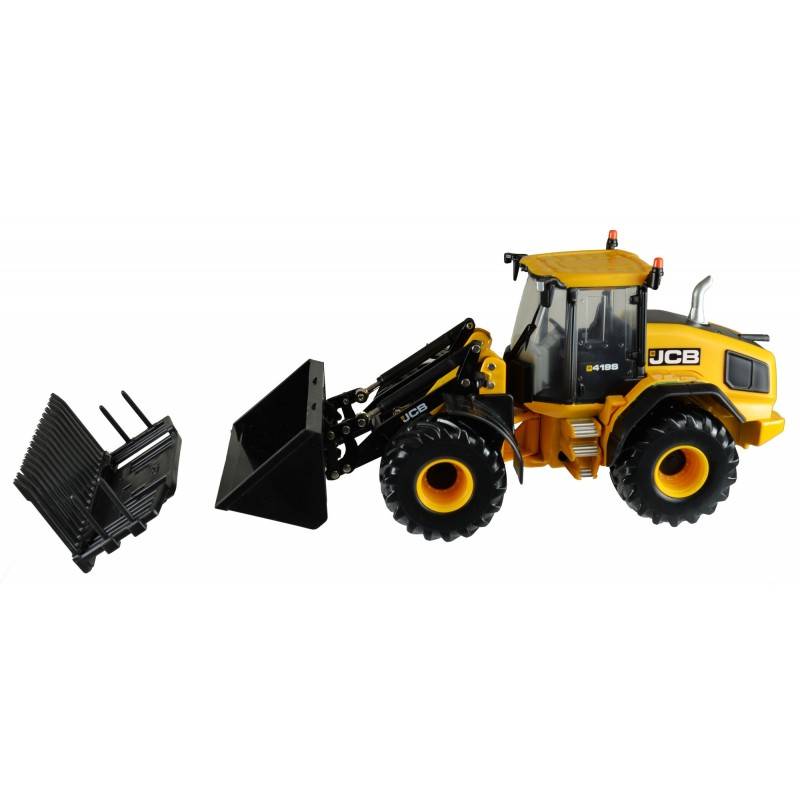 side of jcb wheeled loading shovel