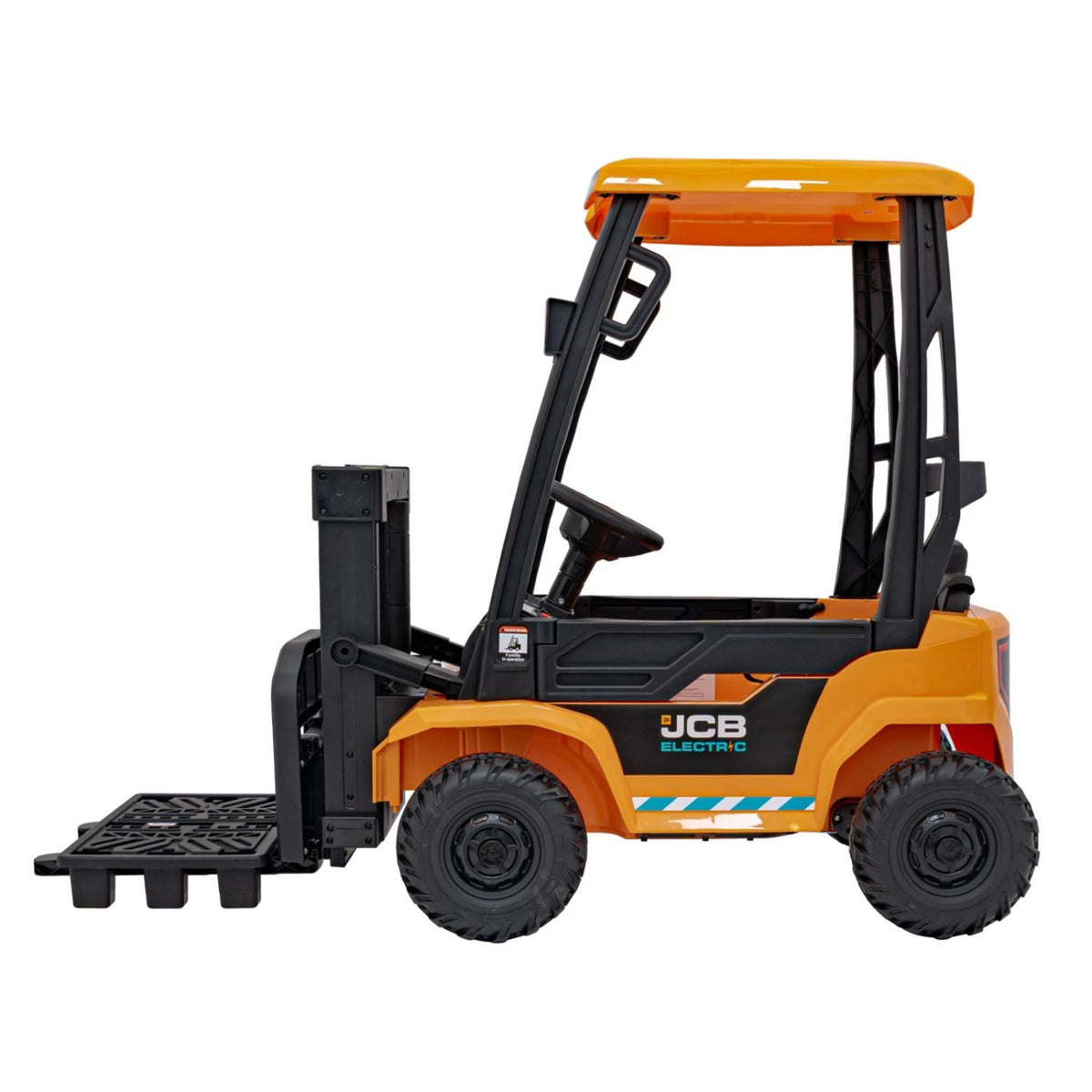 side of toy forklift 
