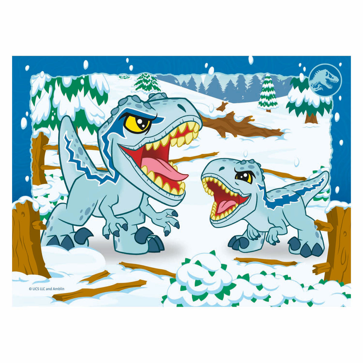 blue dinosaur puzzle 