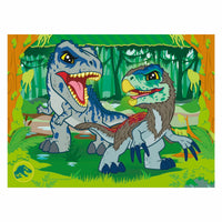 green dinosaur puzzle 
