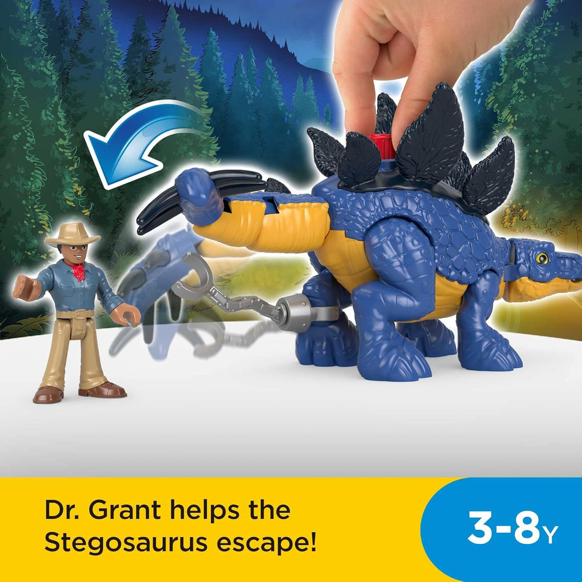 dr grant and dinosaur scene 
