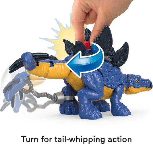 tail whipping action of dinosaur 