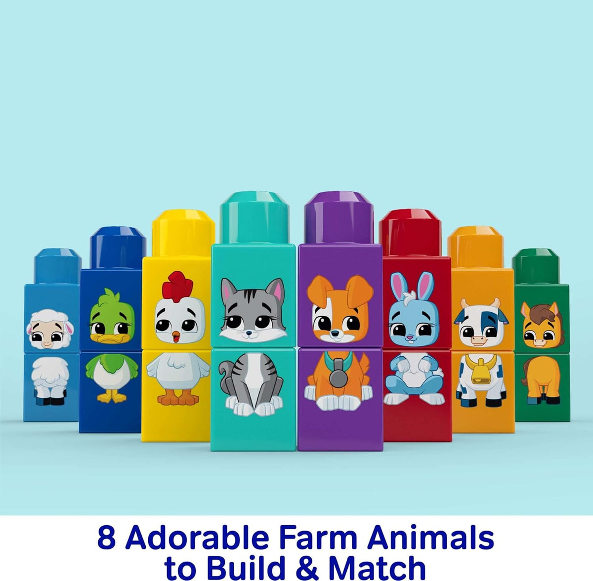 build and match animal blocks 