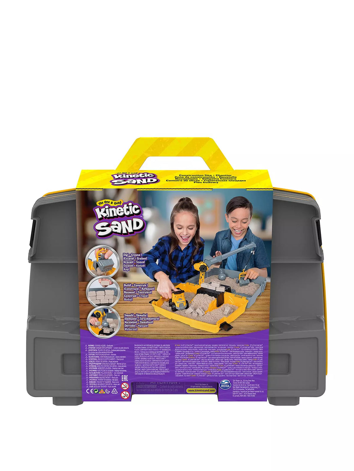 kinetic sand construction box 