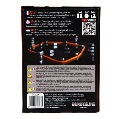 back of kluster game box 