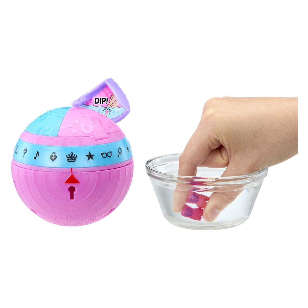 hand placing boots in water 