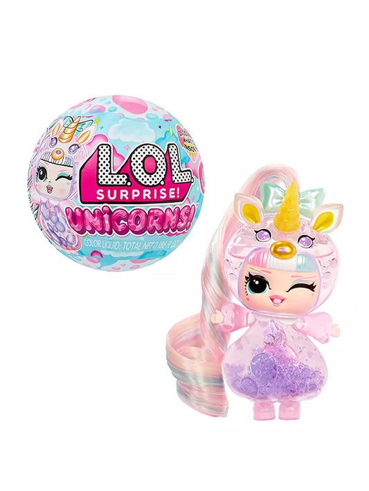 unicorn tot doll and surprise ball 