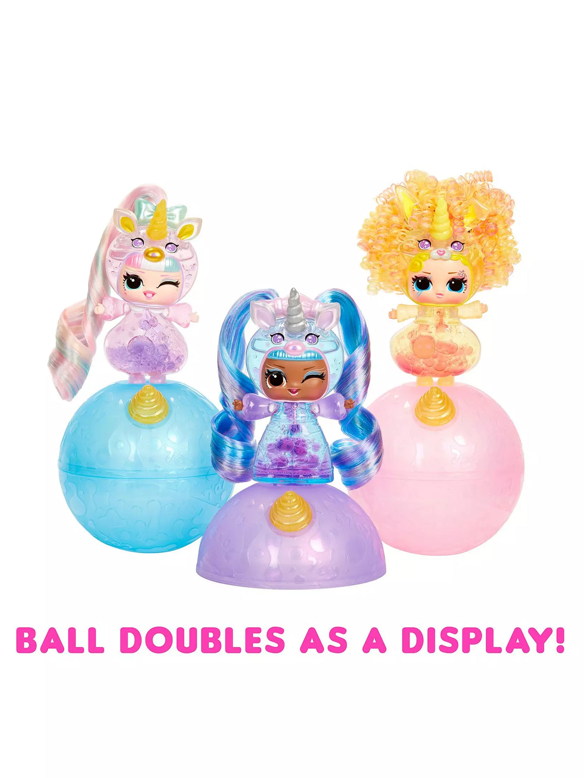 ball doubling as display 