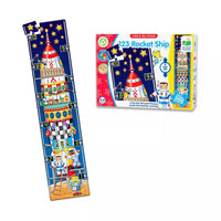 rocket puzzle with packaging 