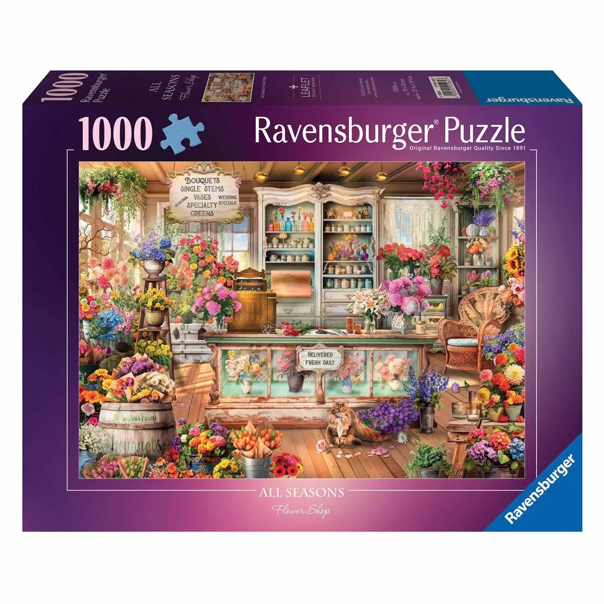 all season flower shop puzzle box 