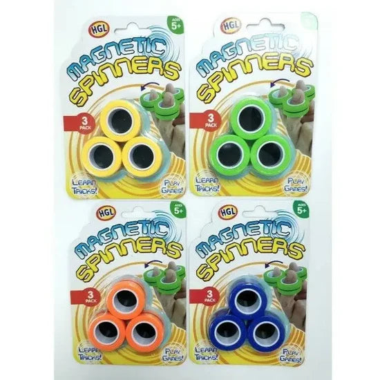 magnetic ring spinner in packaging 