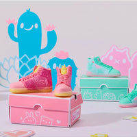 pink and green make it mini sneakers 