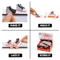 directions of how to make make it mini sneakers 