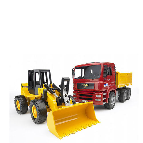 construction truck and vehicle displayed 