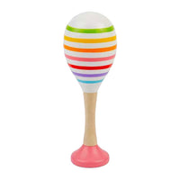 pink wooden maraca