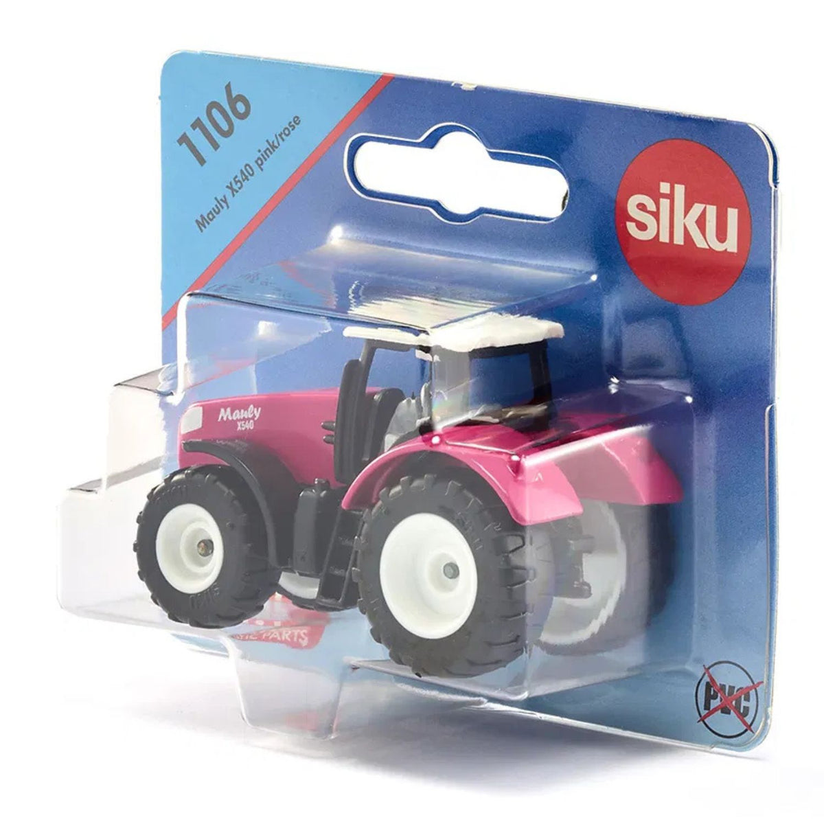 pink tractor in packaging 