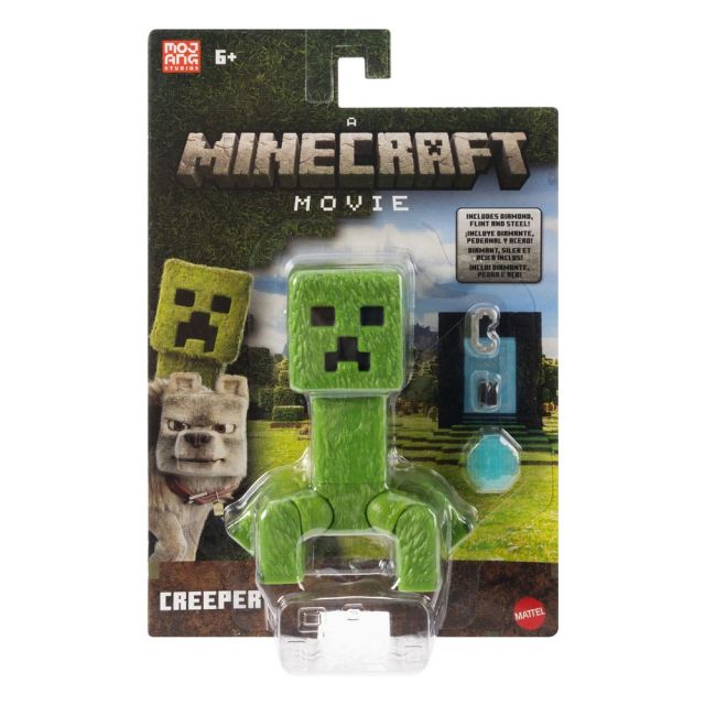 minecraft creeper figure in packaging 