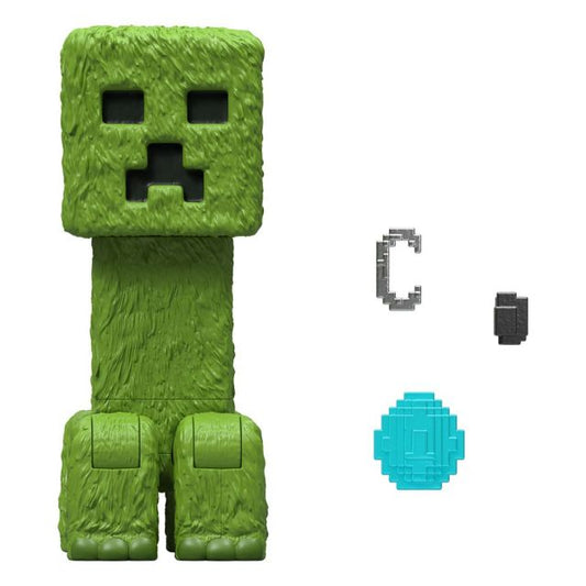 minecraft creeper figure and accessories 