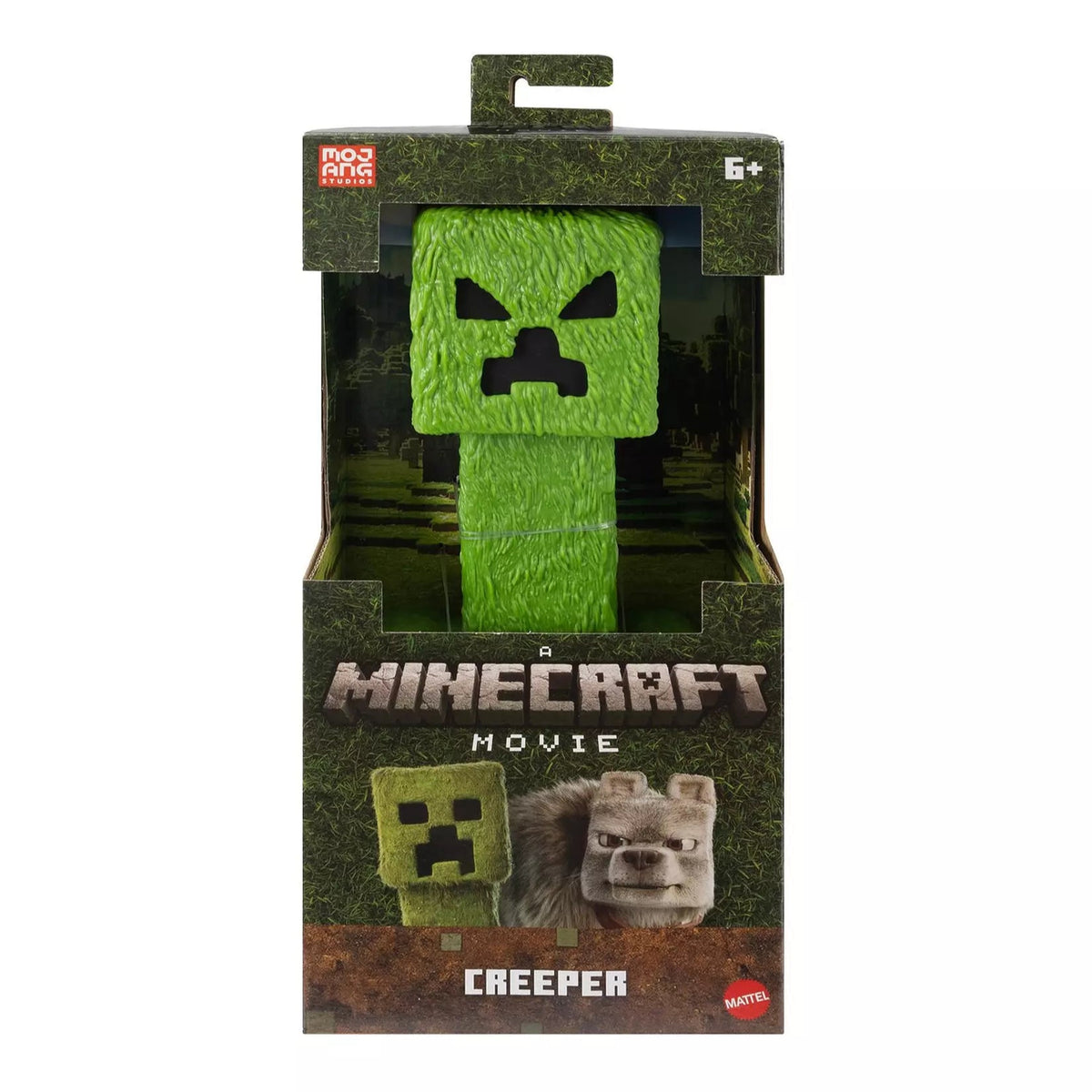 minecraft creeper action figure in packaging 