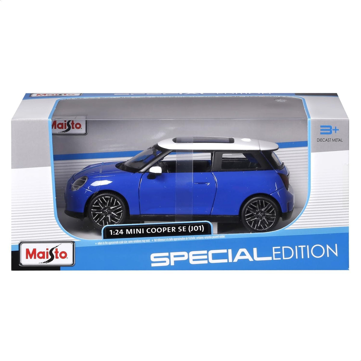 mini cooper car in packaging 