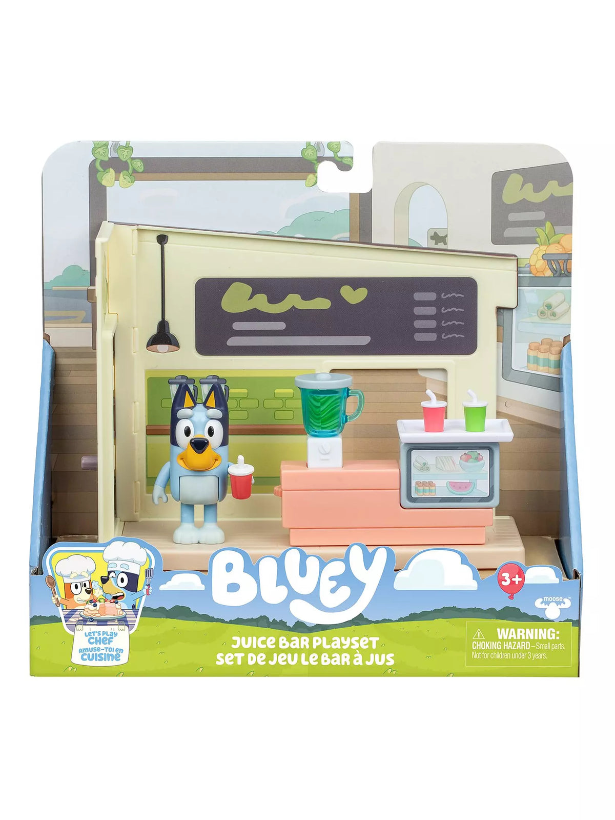 bluey mini juice bar playset