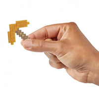 hand holding mini minecraft axe 