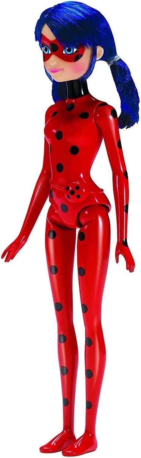 red and black action doll