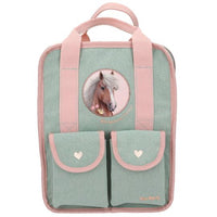 front of miss melody back pack 