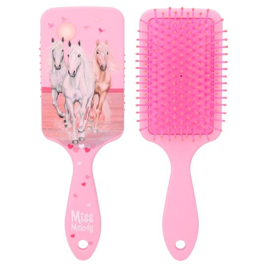 pink horse hairbrush 