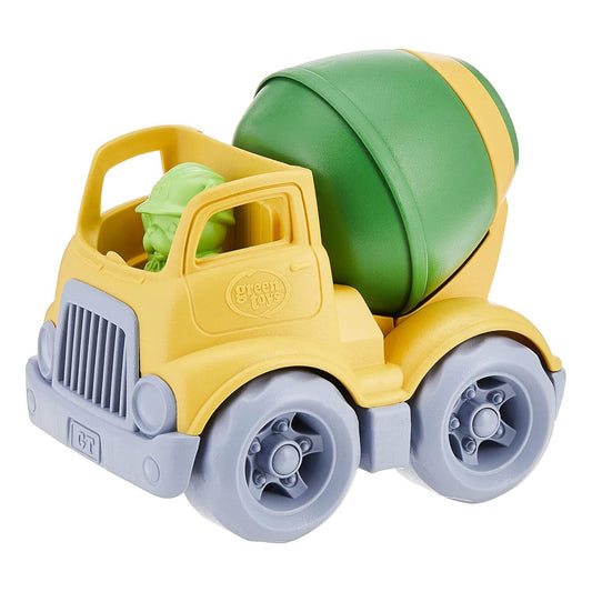 toy mixer truck with dog figure 